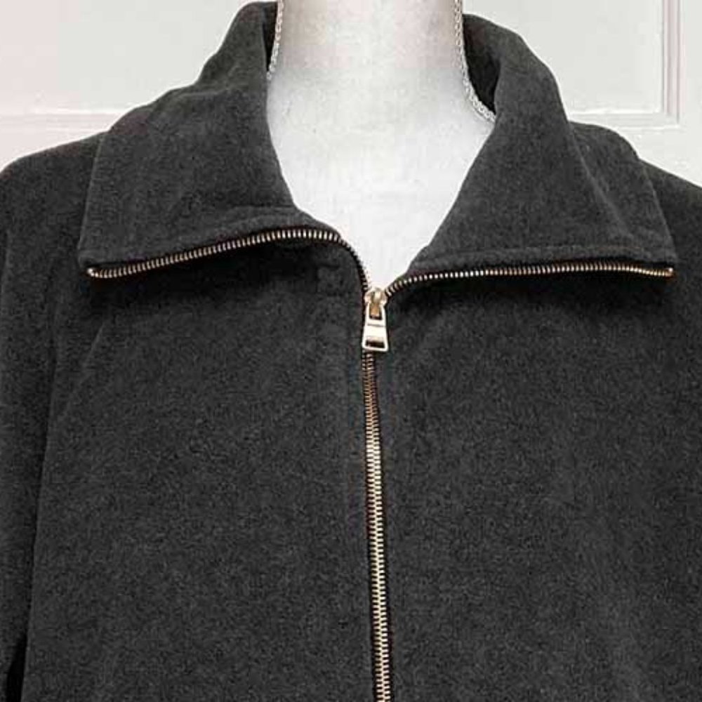 Calvin Klein Womans Performance Charcoal Gray Fleece Jacket. Size 3X  Never Worn